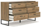 Deanlow  Platform Panel Bed With Dresser, Chest And Nightstand