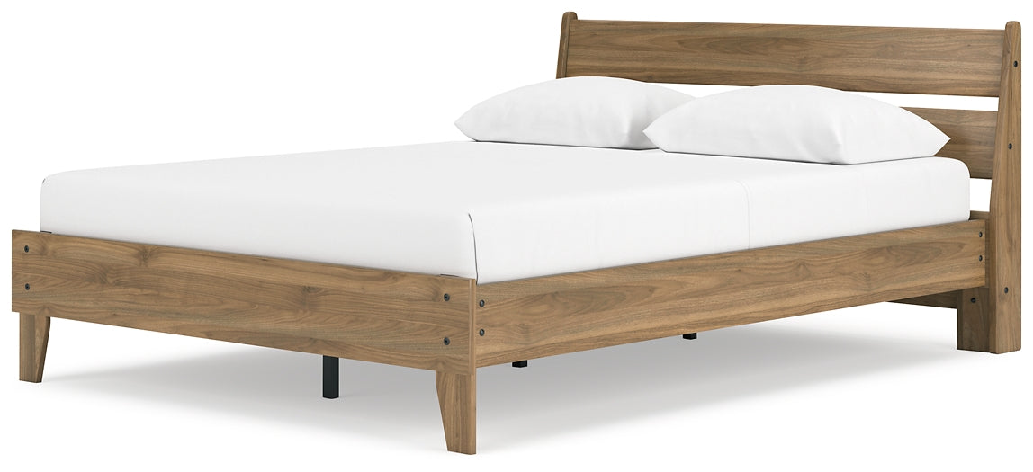 Deanlow  Platform Panel Bed With Dresser, Chest And Nightstand