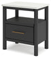 Cadmori  Upholstered Bed With Mirrored Dresser, Chest And Nightstand