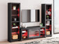 Cayberry 3-Piece Entertainment Center with Electric Fireplace