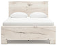 Lawroy  Panel Bed With Mirrored Dresser And Nightstand