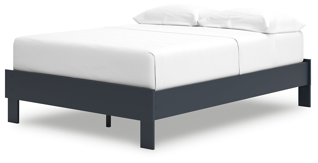 Simmenfort  Platform Bed With Dresser, Chest And Nightstand