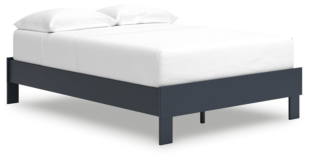 Simmenfort  Platform Bed With Dresser, Chest And Nightstand