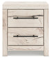 Lawroy  Panel Storage Bed With Mirrored Dresser And Nightstand