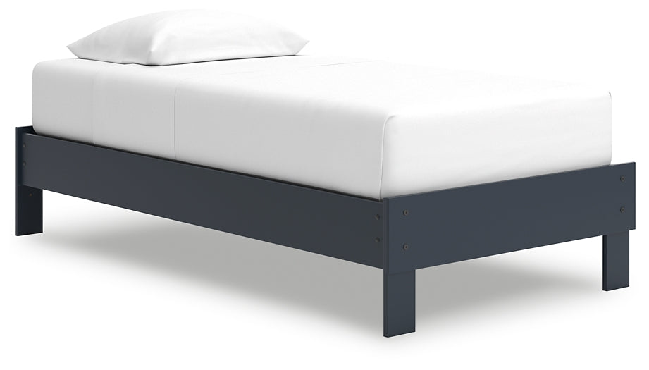 Simmenfort  Platform Bed With Nightstand