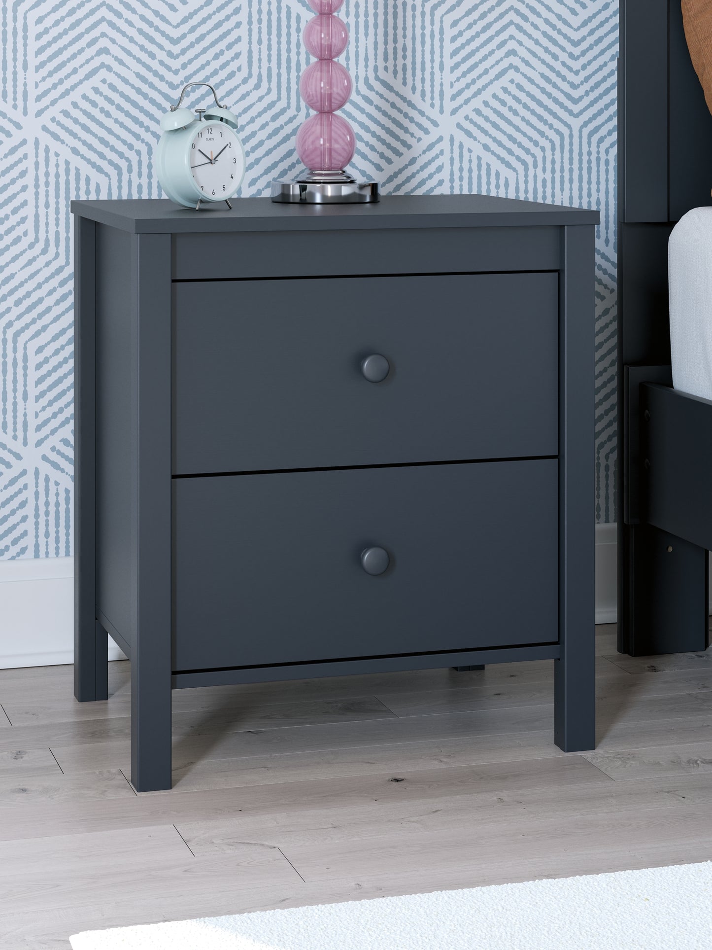 Simmenfort  Panel Headboard With Nightstand