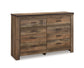 Trinell  Panel Bed With Dresser, Chest And 2 Nightstands