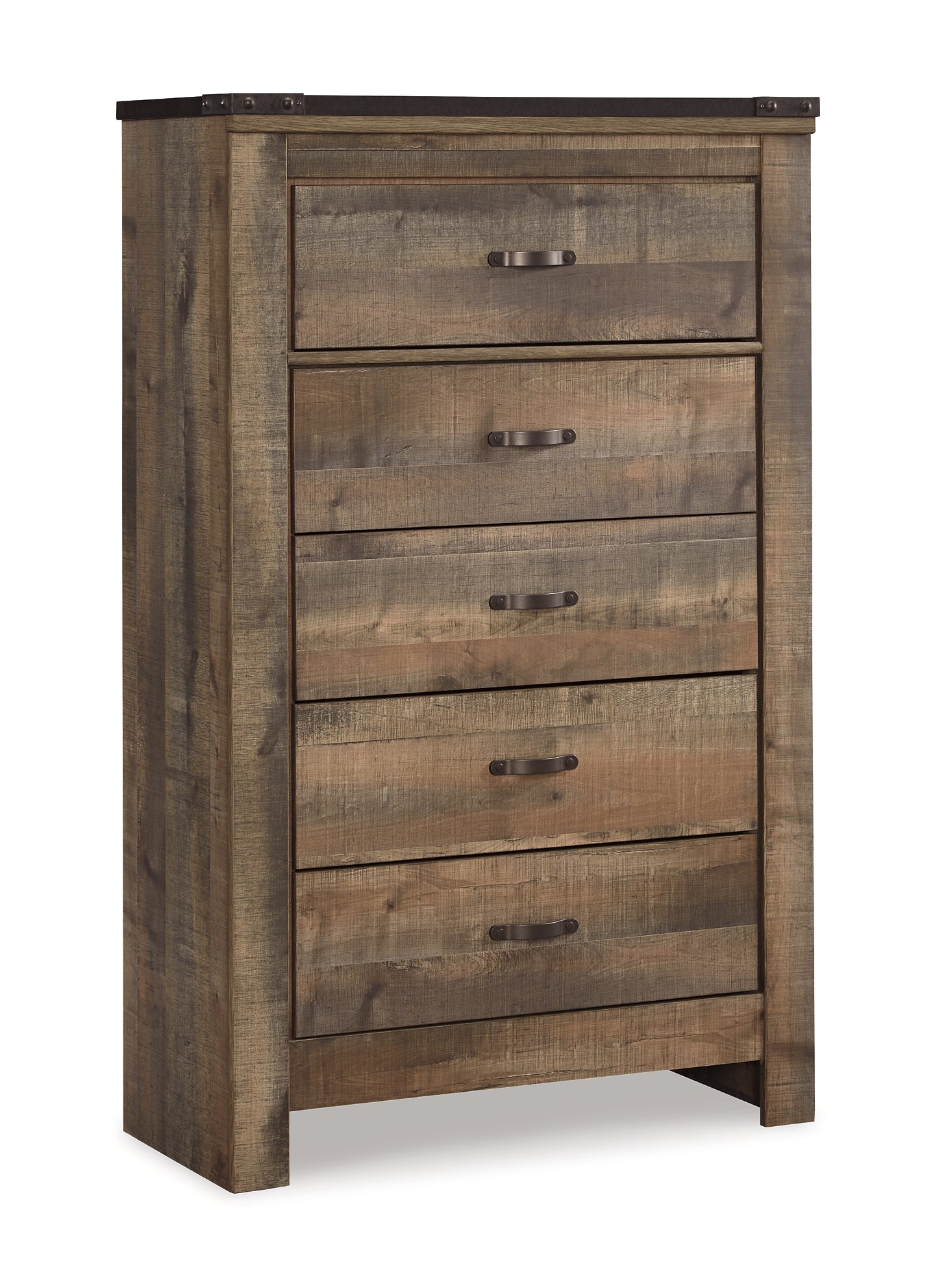 Trinell  Panel Bed With Dresser, Chest And Nightstand