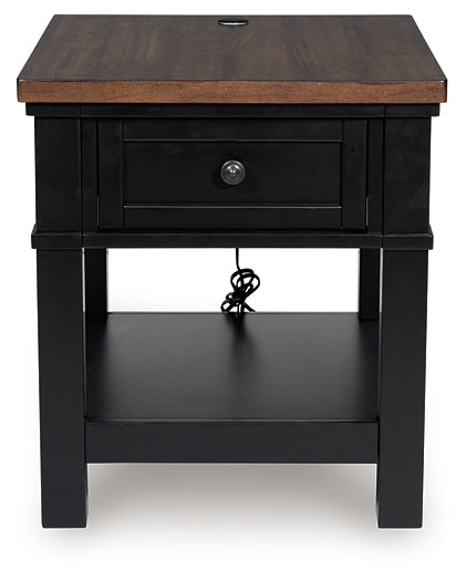 Wildenauer Rectangular End Table