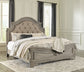 Lodenbay California  Panel Bed With Mirrored Dresser, Chest And 2 Nightstands