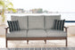 Emmeline Outdoor Sofa and Loveseat with Coffee Table and 2 End Tables