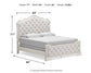 Arlendyne  Upholstered Bed With Mirrored Dresser