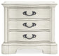 Arlendyne  Upholstered Bed With Mirrored Dresser, Chest And 2 Nightstands