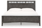 Montillan California  Panel Bed With Mirrored Dresser, Chest And 2 Nightstands