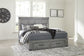 Russelyn California  Storage Bed With Mirrored Dresser