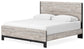 Vessalli  Panel Bed With Mirrored Dresser, Chest And 2 Nightstands