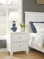 Fortman  Panel Bed With Mirrored Dresser, Chest And 2 Nightstands