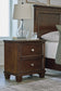 Danabrin  Panel Bed With Mirrored Dresser, Chest And 2 Nightstands