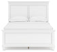 Fortman  Panel Bed With Mirrored Dresser