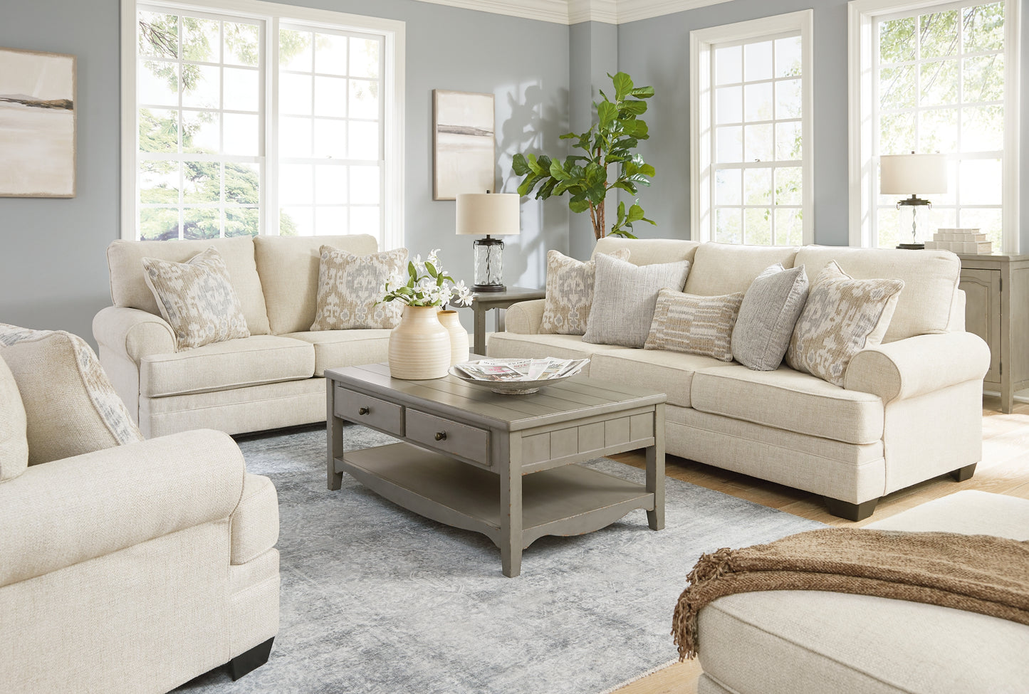 Rilynn Sofa, Loveseat, Chair and Ottoman