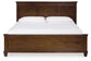 Danabrin  Panel Bed With Mirrored Dresser, Chest And Nightstand