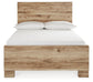 Hyanna  Panel Bed With Mirrored Dresser