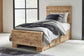 Hyanna  Panel Bed With Storage With Mirrored Dresser, Chest And 2 Nightstands