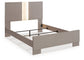 Surancha  Panel Bed With Mirrored Dresser And Chest