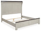 Darborn  Panel Bed With Mirrored Dresser And Nightstand